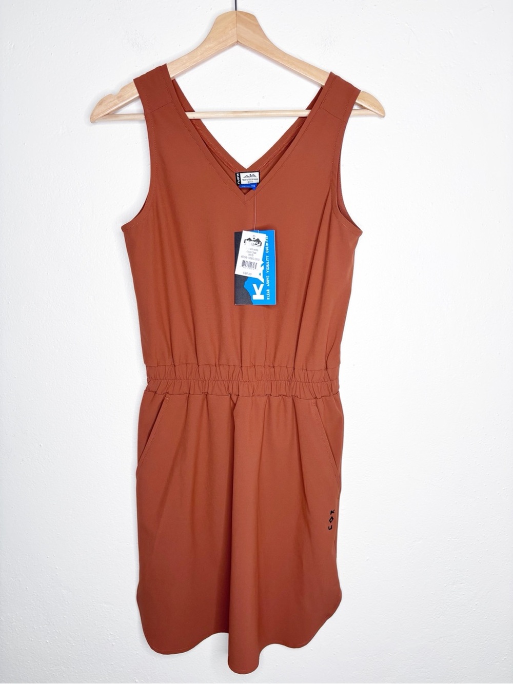 Kavu Ensenada Red Oak V-Neck Dress Size XXS NWT